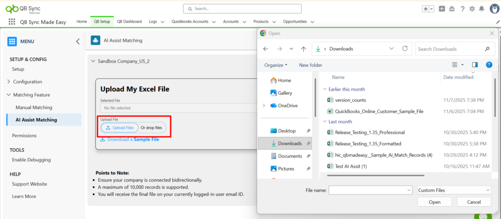 Quickbooks Integration