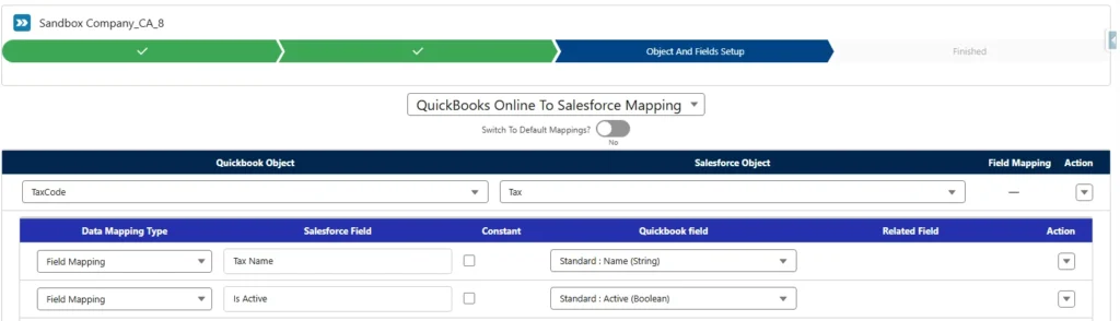 Create a Custom Tax Object